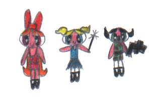 Glammerous Blossom, Ballarena Bubbles and Rambo Buttercup.
